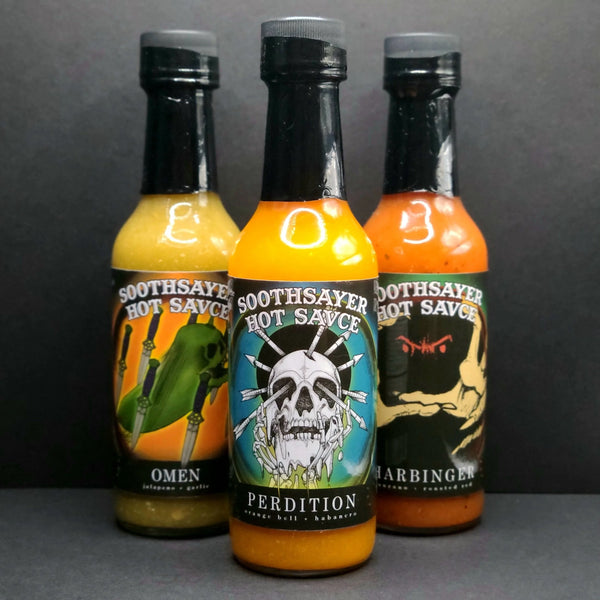 Soothsayer Hot Sauce: The Original Three Box Set