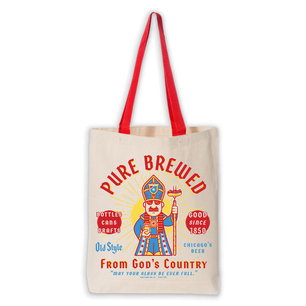 Transit Tees: Chicago Style Pope Tote