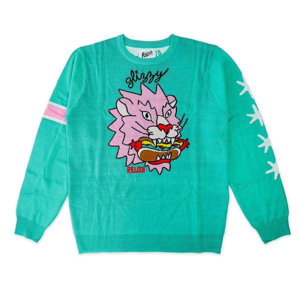 Relish Brand: Chicago Style Glizzy & Art Lion sweater
