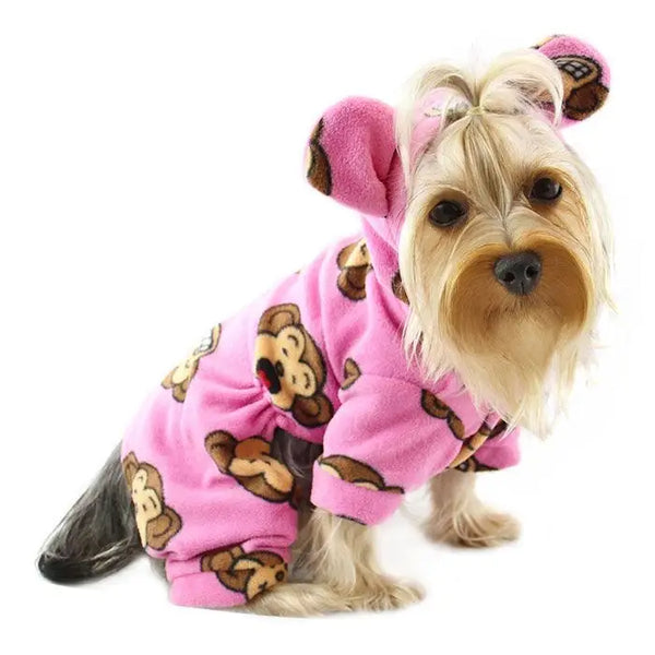 tails in the city: Pink Monkey Pajamas