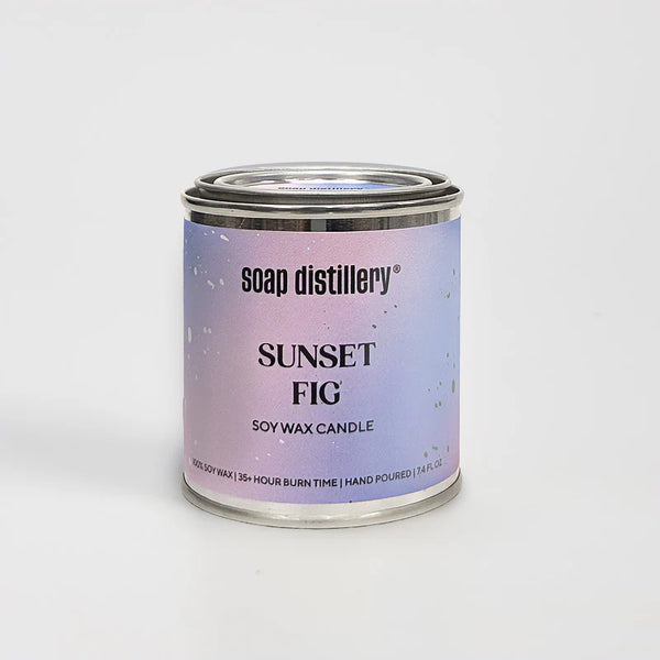 soap distillery: Sunset Fig Soy Wax Candle